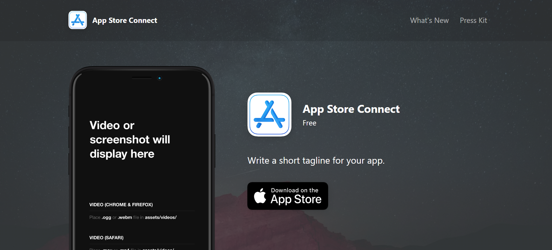 AppStore Page