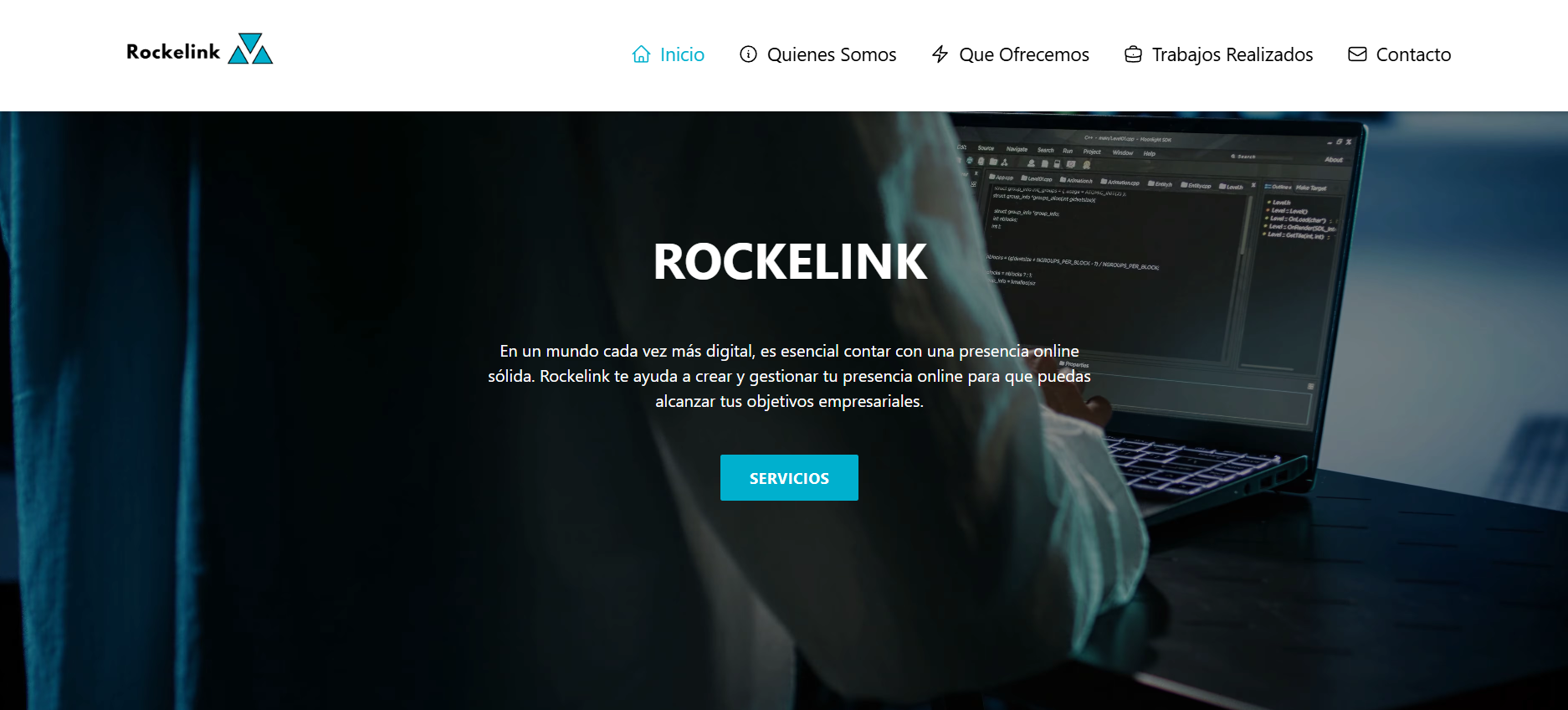 Rockelink Landing Page